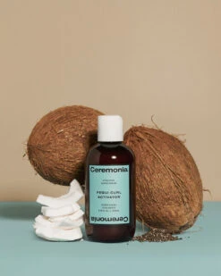 Activateur De Boucles Pequi Curl Activator -Cosmétiques Soldes 0332 Ceremonia CURL ACTIVATOR INGREDIENTS SH 04 TAN BACKDROP 011