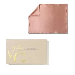 Taie D'Oreiller En Soie Format Rectangle -Cosmétiques Soldes Venus Gaia Taie Oreiller En Soie Rectangle Vieux Rose TINY